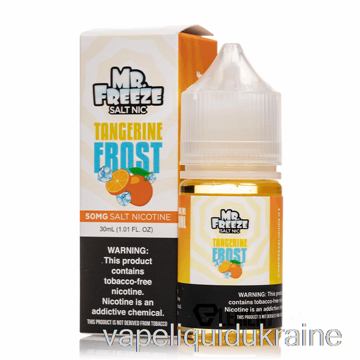 Vape Liquid Ukraine Tangerine Frost - Mr Freeze Salts - 30mL 50mg